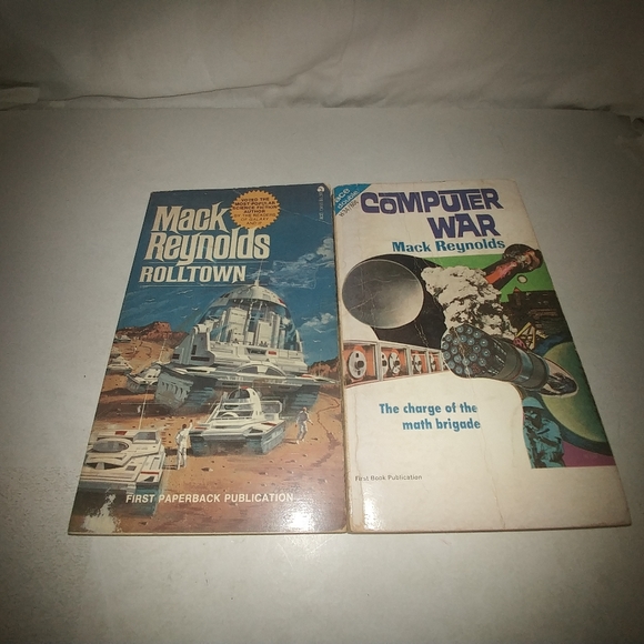 2 Mack Reynolds books: Rolltown, ACE Double Comput - Picture 1 of 7